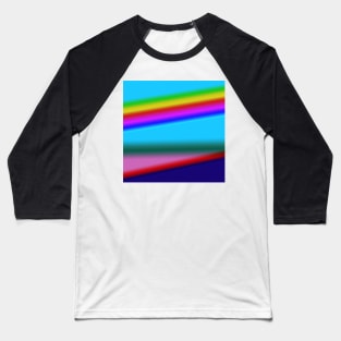 red blue green pink texture art Baseball T-Shirt